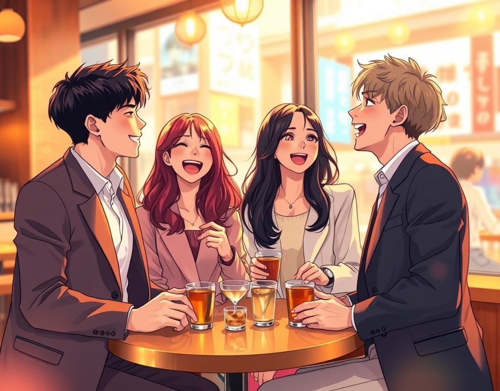 ノリがいい: Tuyệt chiêu 'bắt sóng' hội bạn Nhật